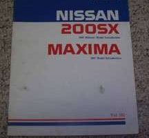 1986 Nissan 200SX Product Bulletin Manual
