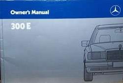 1986 Mercedes Benz 300E Owner's Manual