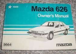 1986 Mazda 626 Owner's Manual