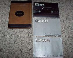 1986 Saab 900 Owner's Manual Set