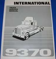 1986 International 9370 Series Truck Chassis Service Repair Manual CTS-4222