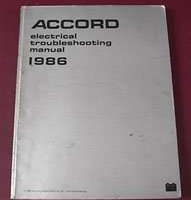 1986 Honda Accord Electrical Troubleshooting Manual