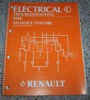 1986 Renault Alliance & Encore Electrical Troubleshooting Manual