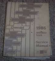 1986 Chevrolet Astro Service Manual
