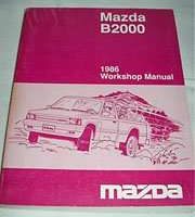 1986 Mazda B2000 Truck Workshop Service Manual