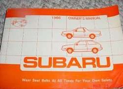 1986 Subaru Brat Owner's Manual