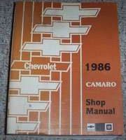 1986 Chevrolet Camaro Service Manual