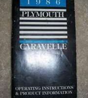 1986 Plymouth Caravelle Owner's Manual