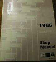 1986 Chevrolet Celebrity Service Manual