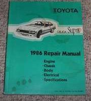 1986 Toyota Celica Supra Service Repair Manual