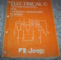 1986 Jeep Cherokee & Wagoneer Electrical Troubleshooting Manual