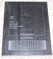 1986 Cadillac Cimarron Service Manual