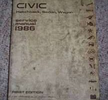 1986 Honda Civic Service Manual