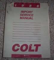 1986 Dodge Colt Service Manual