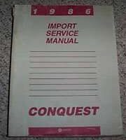 1986 Chrysler Conquest Service Manual