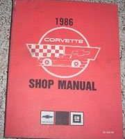 1986 Chevrolet Corvette Shop Service Repair Manual