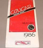 1986 Mercury Cougar Owner's Manual