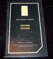1986 Oldsmobile Custom Cruiser Owner's Manual