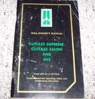 1986 Oldsmobile Cutlass Supreme, Cutlass Salon & 442 Owner's Manual