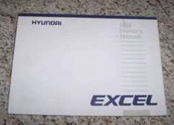 1986 Hyundai Excel Owner's Manual