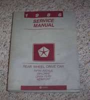 1986 Dodge Diplomat Service Manual