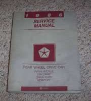 1986 Plymouth Gran Fury Service Manual