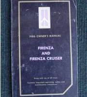 1986 Oldsmobile Firenza Owner's Manual
