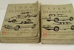 1986 Oldsmobile Firenza Service Manual