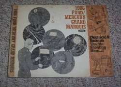 1986 Mercury Grand Marquis Electrical & Vacuum Troubleshooting Manual