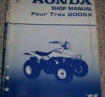 1986 Honda Four Trax 200SX Service Manual