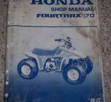 1986 Honda Fourtrax 70 Service Manual