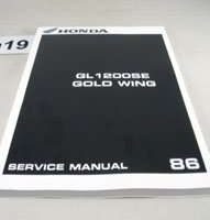 1986 Honda GL1200SE Gold Wing Motorcycle Service Manual