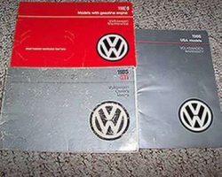1986 Volkswagen GTI Owner's Manual Set