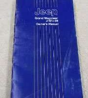 1986 Jeep Grand Wagoneer & Truck Owner Operator User Guide Manual