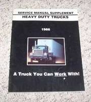 1986 GMC Heavy Duty Trucks Service Manual Supplement