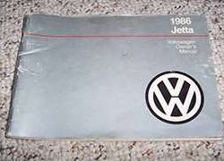 1986 Volkswagen Jetta Owner's Manual