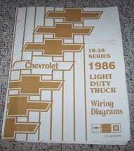 1986 Chevrolet Light Duty Truck Wiring Diagrams Manual