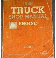 1986 Ford Cargo Truck Engine Service Manual