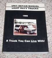 1986 GMC Light Duty Truck Unit Repair Manual