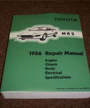 1986 Toyota MR2 Service Repair Manual