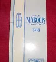 1986 Mercury Marquis Owner's Manual