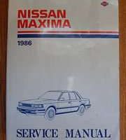 1986 Nissan Maxima Service Manual