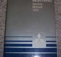 1986 Mitsubishi Montero Service Manual