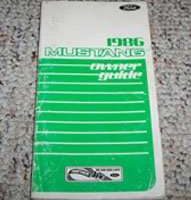 1986 Ford Mustang Owner's Manual