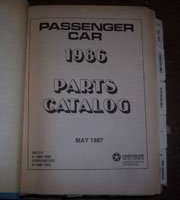 1986 Plymouth Turismo Mopar Parts Catalog Binder