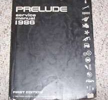1986 Honda Prelude Service Manual
