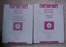 1986 Plymouth Voyager Service Manual