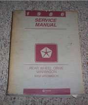 1986 Dodge Ram Van & Wagon Service Manual