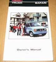 1986 GMC Safari Owner's Manual
