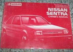 1986 Nissan Sentra Owner's Manual